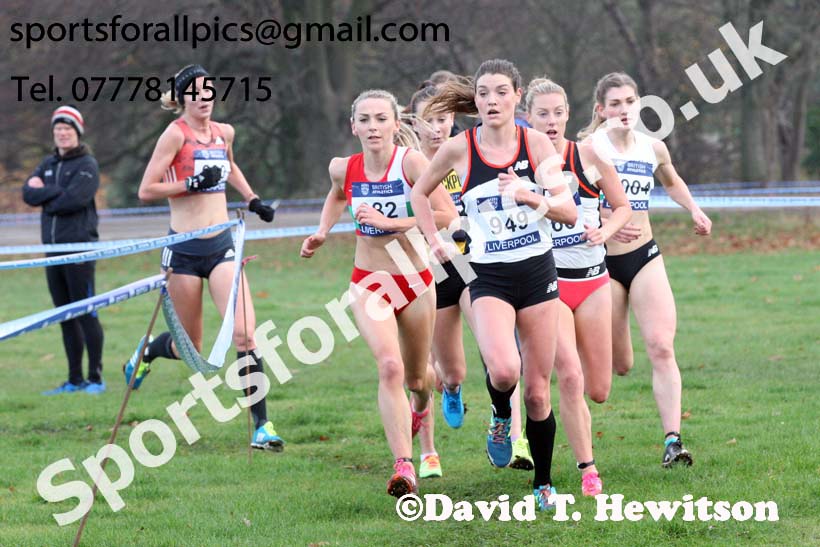 Senior womens British Athletics Liverpool Cross Challenge, Sefton Park, Liverpool. Photo:  David T. Hewitson/Sports for All Pics